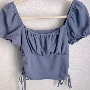 dusk blue cropped tee from Hollister!!!!